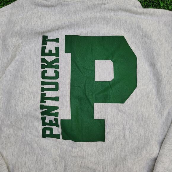 Vintage Y2K Champion Pentucket Hoodie Medium 21x24 Cropped - Picture 16 of 16